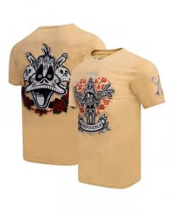 Мужская и женская коричневая футболка Looney Tunes «Даффи Ты Гадкий» Freeze Max, бежевый