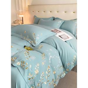 FUANNA Комплект постельного белья 4 предмета, простыня 200 см, пододеяльник 220x240 см