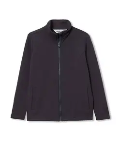 Толстовка с длинными рукавами и воротником-стойкой на молнии для мальчиков Husky Lands' End, черный