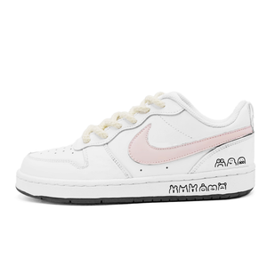 Нескользящие, легкие, амортизирующие, низкие детские, подростковые кроссовки для скейтбординга Court Borough Nike, розовый