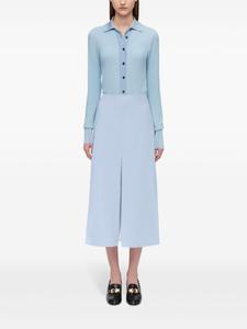 Ferragamo многослойная юбка миди, синий