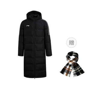 LINING Тренировочная пуховая куртка мужская черная