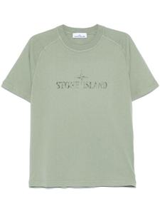 Stone Island футболка с круглым вырезом, зеленый