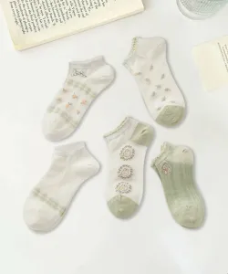 Девичьи носки из вискозной смеси, комплект из 5 пар Aimoha - Select -, цвет Green And Other Colors