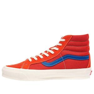 Кроссовки og sk8-hi lx 'pompeian red' Vans, красный