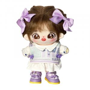 Xilemeng Плюшевая кукла Apple Sister, жареный белый кролик, 20 см