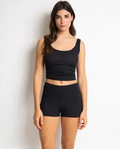 Пижамный топ Кейт из модала и хлопка Passionata, чёрный