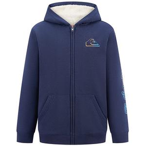 Мальчиковая худи на молнии с подкладкой из шерпы Quiksilver, Eclipse