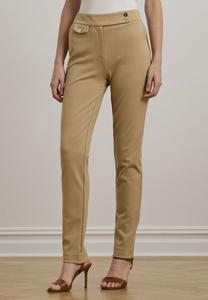 Брюки Lauren Ralph Lauren PONTE ANKLE PANT, Birch Tan/Tan