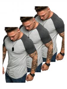 Набор из 3 футболок 3. OMAHA (3 шт. серого/антрацитового цвета)