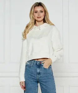 Толстовка Cropped fit Tommy Jeans, бежевый