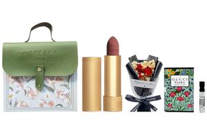 Золотые тюбиковые помады для женщин GUCCI