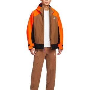 Мужская ветровка ACG водонепроницаемая и ветрозащитная Nike, оранжевый/коричневый/черный