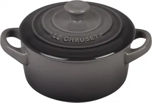 Кокотница фарфоровая Le Creuset, 240 мл, черно-белый