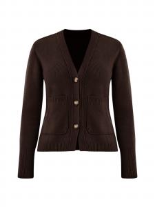 Imily Bela Трикотажный кардикан в темно-коричневом цвете