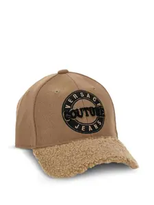 Бейсболка с вышитым логотипом Versace Jeans Couture, коричневый