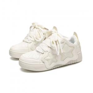 SHUMO Женские белые низкие кроссовки для скейтбординга с амортизацией, износостойкие, легкие и дышащие