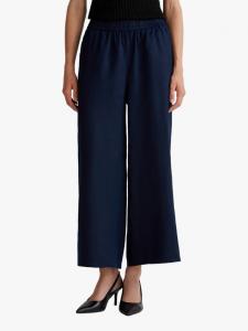 Широкие брюки из чистого льна Benetton, Mid Blue