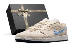 Air 1 Lark Dream нескользящие устойчивые к истиранию низкие детские баскетбольные кроссовки для подростков Jordan, бежевый