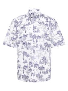 Рубашка MODERN FIT синего цвета Eterna