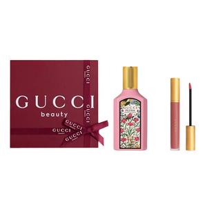 Духи eau de parfum edp с ароматом грушевого цвета, жасмина и пот-пурри GUCCI, Two-Piece Set: Dreamy Gardenia Fragrance Type Women's Perfume 50ml+Mist Liquid Lipstick #217