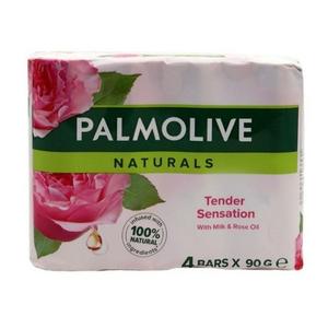 Кусок мыла Tender Sensation Rose Milk - 4 шт. по 90 г Palmolive