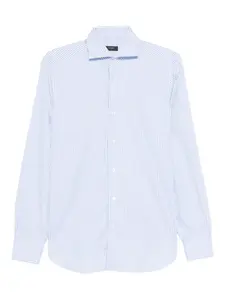 Полосатая рубашка Barba, синий