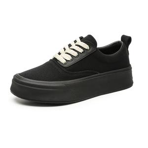 SOBB Водонепроницаемые низкие кроссовки для скейтбординга, увеличивающие рост, унисекс, черные