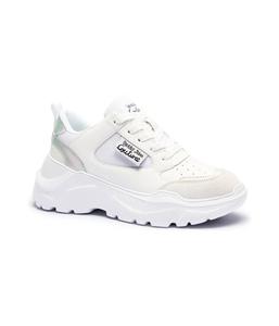 Кожаные кроссовки foundation speedtrack dis. sc2 Versace Jeans Couture, белый