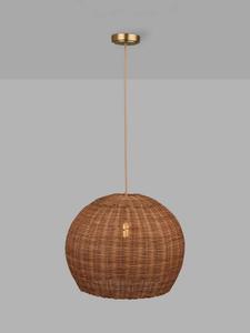 Подвесной потолочный светильник Tisse Rattan Ball John Lewis, Natural