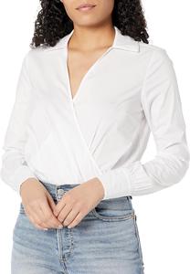 GUESS женский лонгслив с логотипом, Pure White