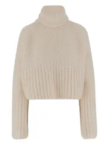 Водолазка в рубчик SA SU PHI, белый