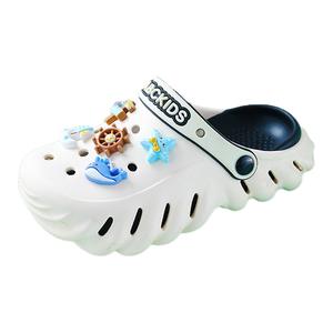 Детские тапочки с амортизацией, износостойкие, легкие, нескользящие ABC KIDS, белый/черный