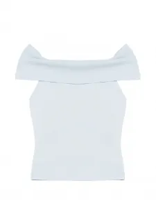 Топ с открытыми плечами Maje, синий