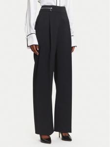 Брюки из ткани straight fit A3W10099 Karl Lagerfeld, чёрный