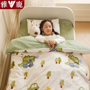 Yalu Детское одеяло 150х200 см, вес 2,25 кг, молочный флис, категория А, съемный чехол