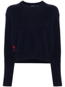 Polo Ralph Lauren свитер с мотивом «Поло Пони», синий