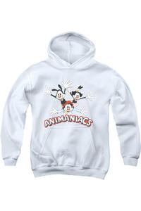 Толстовка с капюшоном Animaniacs Trio для молодежи Gildan, белый