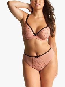 Трусики Gabrielle с высокой талией в горошек Panache