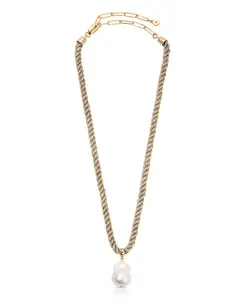 Ожерелье с подвеской в виде пресноводного символа Ettika, gold