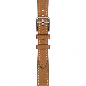 Ремешок Apple совместимость натуральная кожа коровья 42mm HERMES, золотой