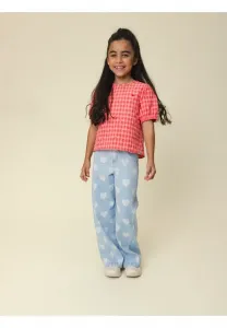 Широкие джинсы свободного кроя с широкими штанинами Looxs Revolution, Licht Blauw