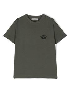 Golden Goose Kids футболка с логотипом, зеленый