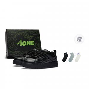 A1 Coverage Slip Resistant And Abrasion Resistant низкие кроссовки для скейтбординга Unisex A 1 AK KOH ENTERPRISE, starry черный (exclusive box)+free ankle socks