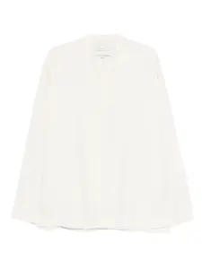 Рубашка без воротника Studio Nicholson, нейтральный