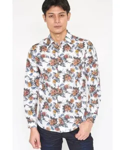 Футболка с принтом цветов и рисунками газона TORNADO MART, цвет Orange