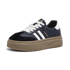 Низкие женские скейтерские кеды POOQ, черный