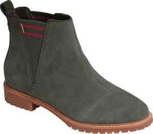 Женские ботинки TOMS Cleo, Dusty Olive Suede Water Resistant