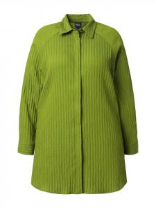 Блузка-рубашка цвета пихты Ulla Popken