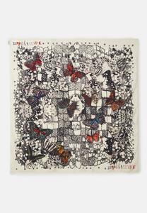 Шарф Zadig & Voltaire BLONDIE, Flash/Off-White